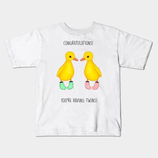 CONGRATS YOU'RE HAVING TWINS Kids T-Shirt